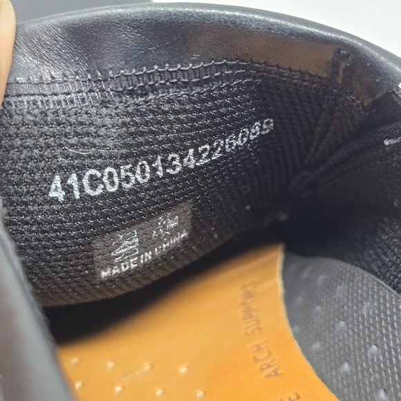 Ecco Dress Shoes Men\'s Size 7-7.5 EU 41 Black Helsinki 2.0  Apron Toe Slip On main image 5